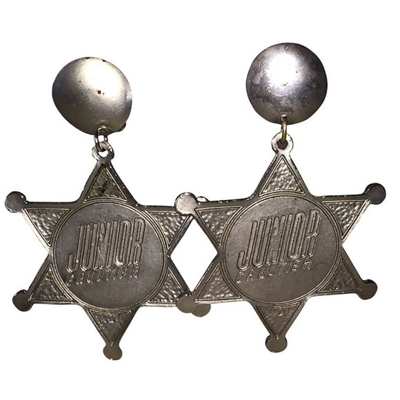 .Jean Paul Gaultier Sheriff Star Badge Dangle Earring,All Products : American Fashion Style Bags On Sale .Jean Paul Gaultier Sheriff Star Badge Dangle Earring,All Products : American Fashion Style Bags On Sale